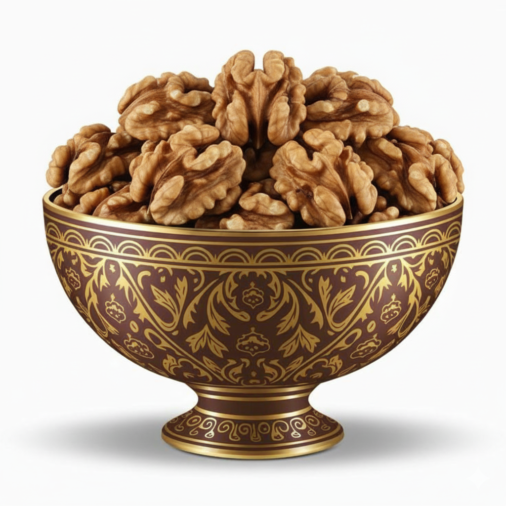 Premium Kashmiri Walnuts – Koshuré Luxe

Handpicked Himalayan Walnut Halves – Luxury Dry Fruits

Omega-3 Rich Kashmiri Walnuts – Natural Health Food