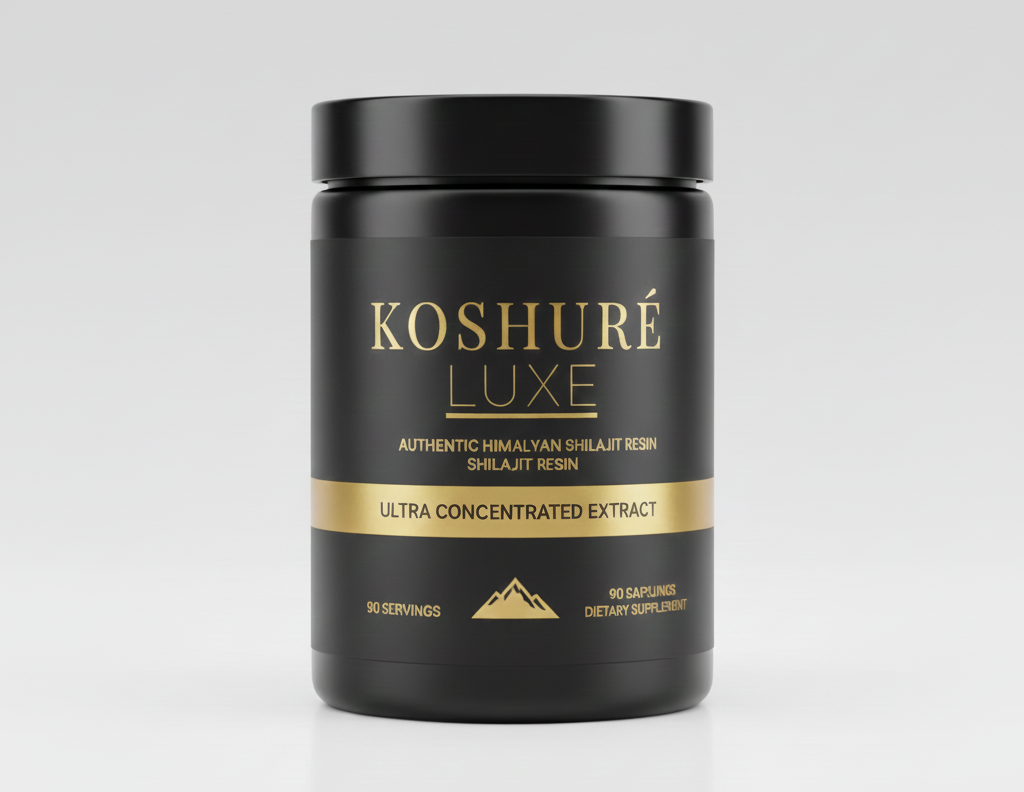 Koshuré Luxe Premium Kashmiri Shilajit resin in  jar – pure Himalayan product